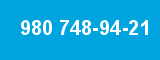 980 748-94-21 980 748-94-21